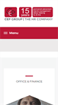 Mobile Screenshot of cep-gruppe.de